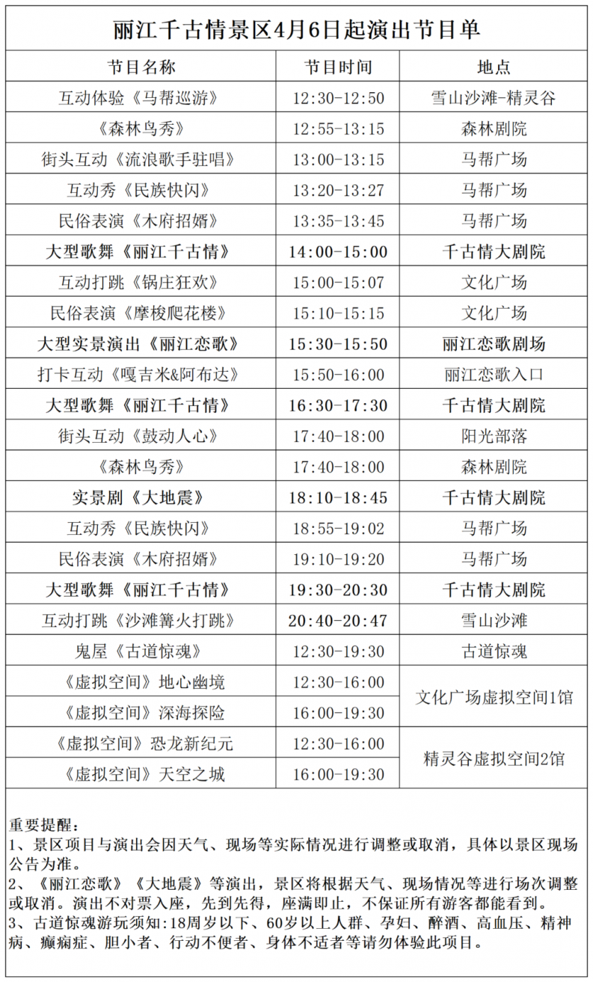 2024丽江千古情游玩攻略-门票价格-景点信息